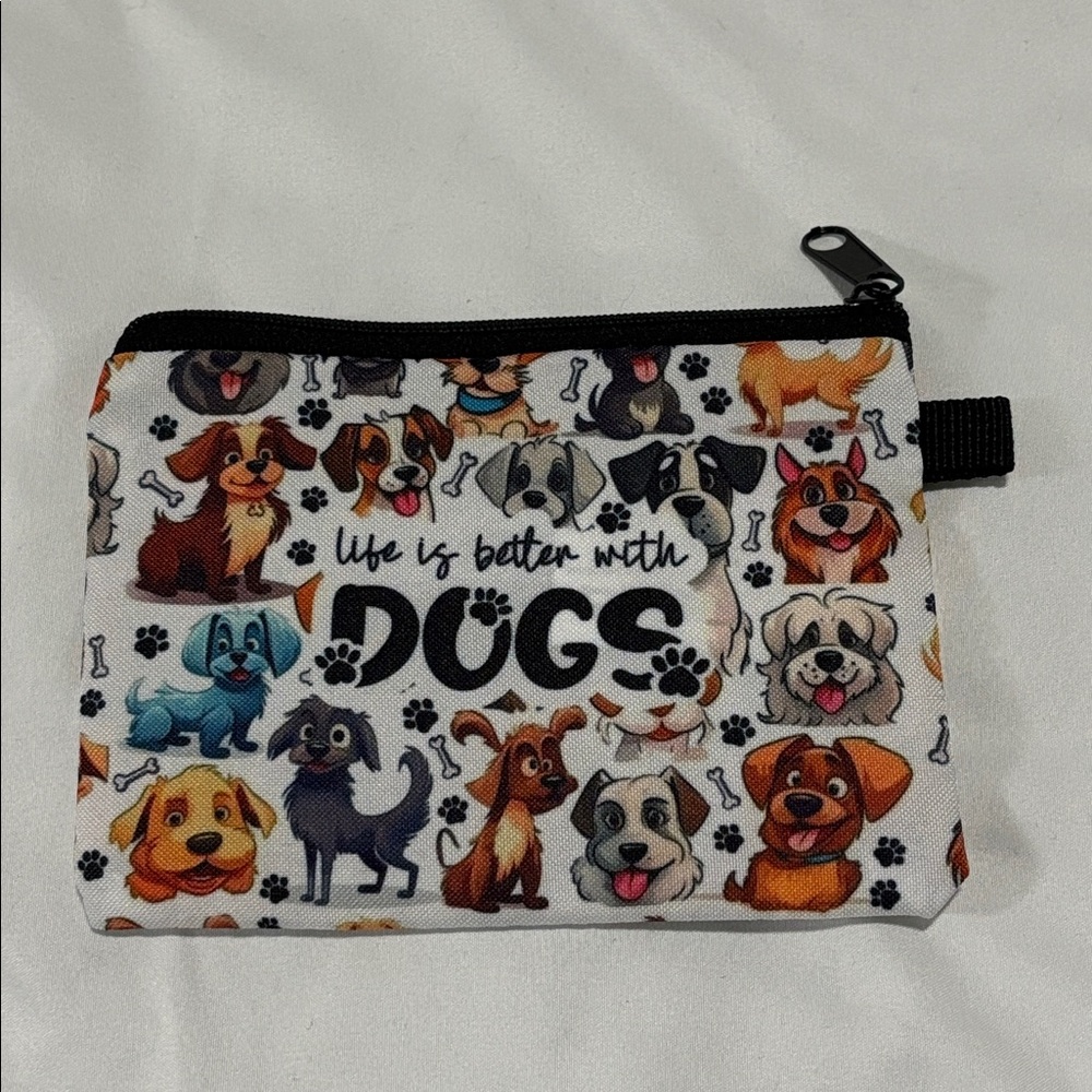 Dogs Print Makeup Cosmetic Bag